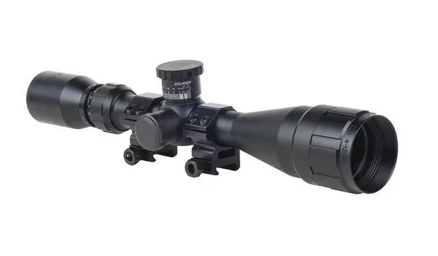 Alt view image 5 of 5 - Optics Sweet 22 AO Rifle Scope, Adjustable Objective, Multiple Magnification Options, Black