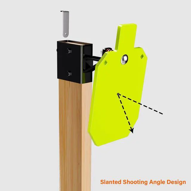 Alt view image 4 of 7 - Target Stand System - AR500 Steel Shooting Target 3/8" Thick with 2x4 Stand Kit