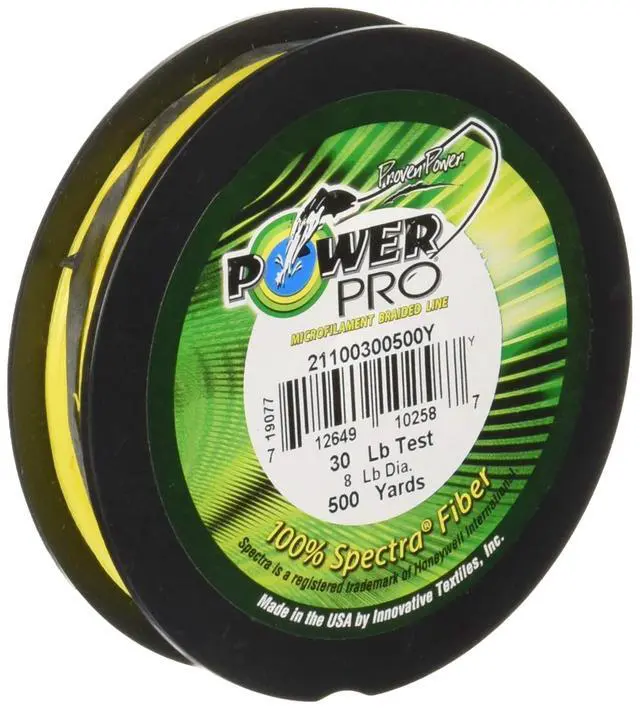 Alt view image 2 of 2 - Spectra Fiber Braided Fishing Line, Hi-Vis Yellow, 1500YD/100LB