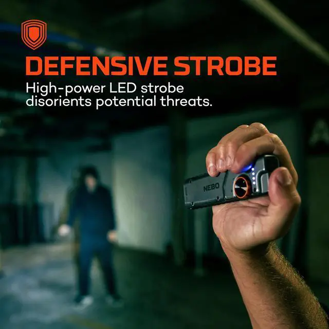 Alt view image 3 of 3 - Edge 2K Pocket Light | 2000 Lumen Tactical LED Flashlight with Powerful Defensive Strobe, 5 Light Modes, USB-C Rechargeable, Dynamic Dial, Pocket Clip for Mechanics, Technicians & Everyday Carry