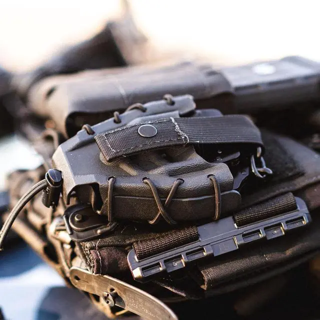 Alt view image 2 of 7 - High Speed Gear - Slick Handcuff Taco MOLLE Pouch, Police Gear & Military Gear, MOLLE Handcuff Pouch