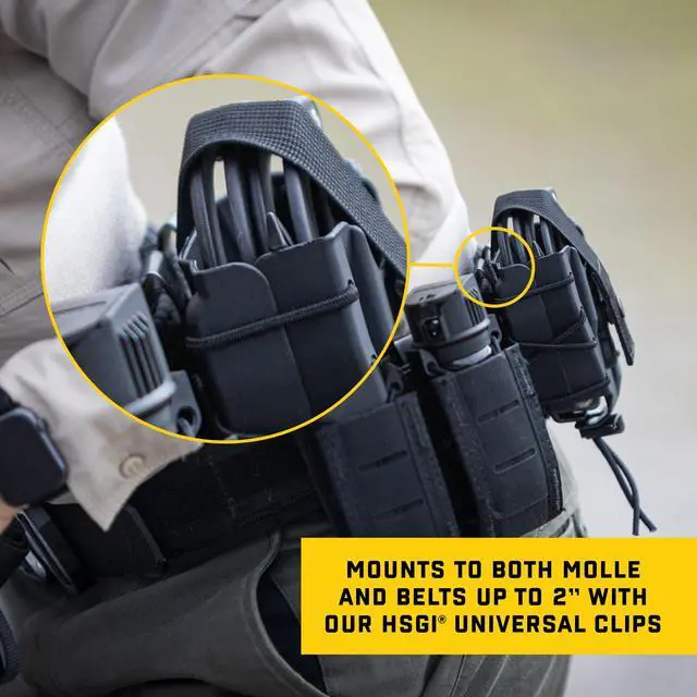 Alt view image 4 of 7 - High Speed Gear - Slick Handcuff Taco MOLLE Pouch, Police Gear & Military Gear, MOLLE Handcuff Pouch