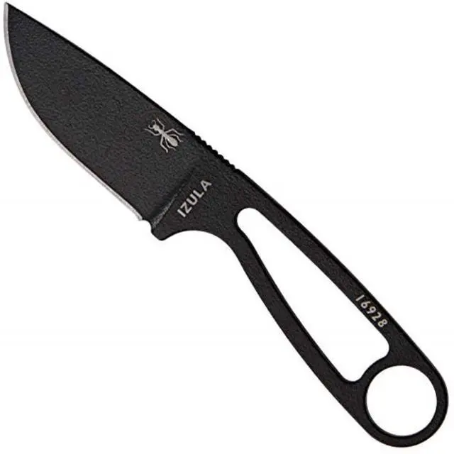 Main image of Izula Fixed Blade Knife w/Molded Polymer Sheath and Clip Plate