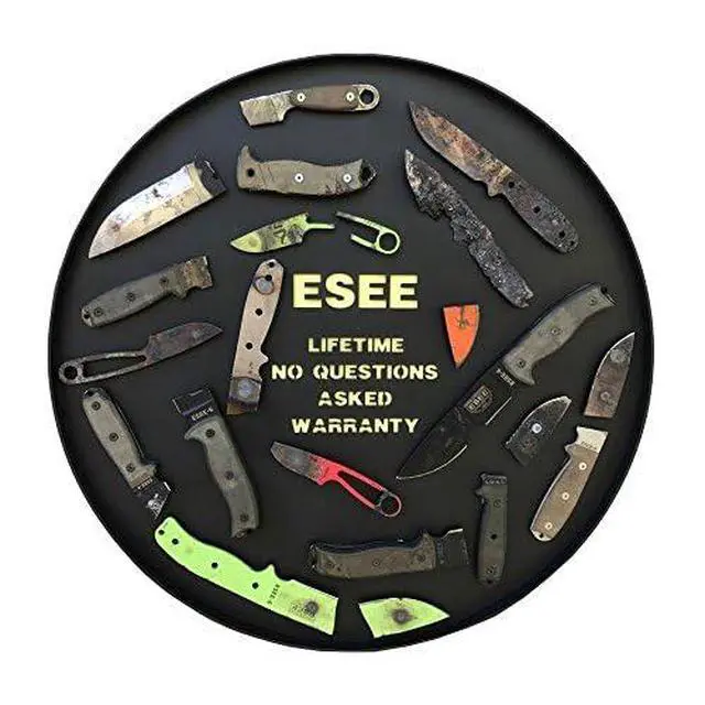 Alt view image 4 of 5 - Izula Fixed Blade Knife w/Molded Polymer Sheath and Clip Plate