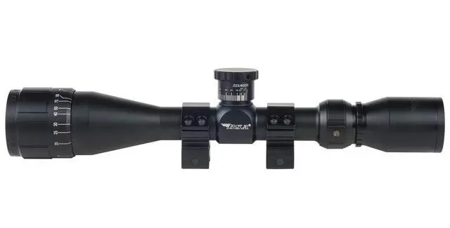 Alt view image 4 of 5 - Optics Sweet 22 AO Rifle Scope, Adjustable Objective, Multiple Magnification Options, Black