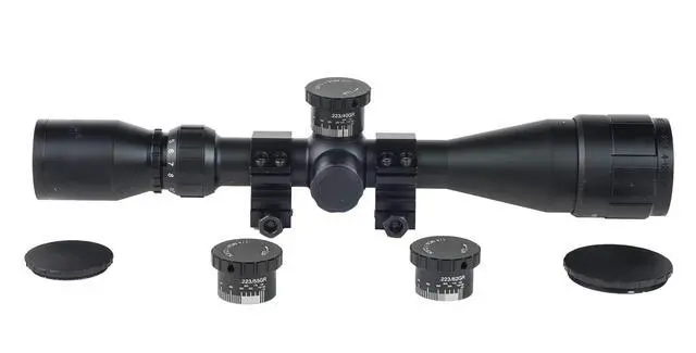 Alt view image 2 of 5 - Optics Sweet 22 AO Rifle Scope, Adjustable Objective, Multiple Magnification Options, Black