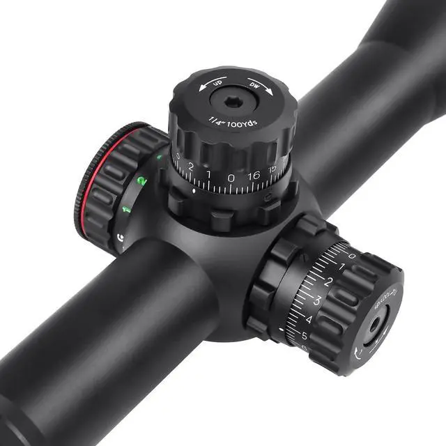 Alt view image 4 of 6 - Rifle Scope MT 6-24x50/4-16x50 with Red/Green/Blue Illuminated Reticle Riflescope, Adjustable Objective