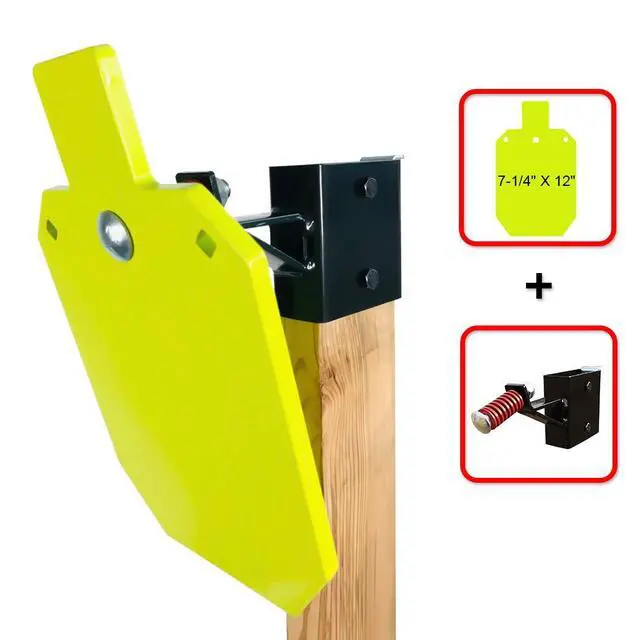 Alt view image 2 of 6 - AR500 Steel Shooting Target with 2x4 Target Hanger