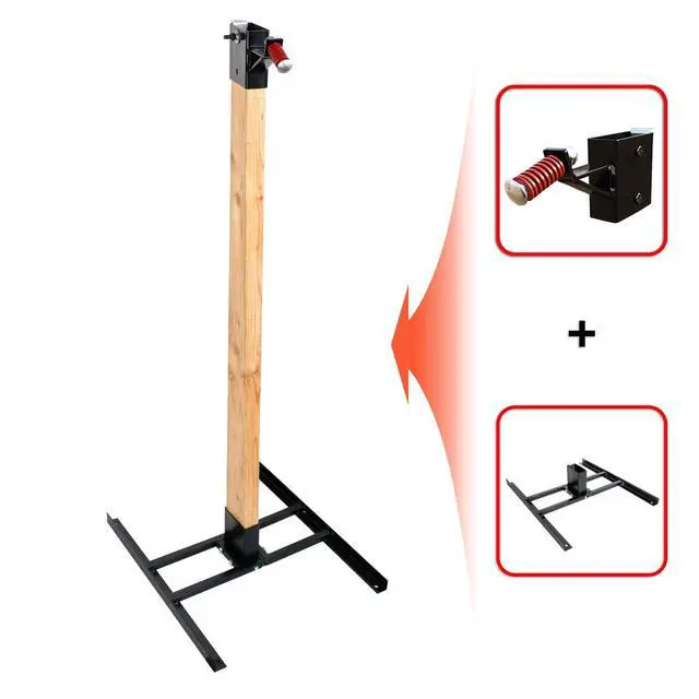 Alt view image 2 of 5 - Target Stand System - AR500 Steel Shooting Target 3/8" Thick with 2x4 Stand Kit