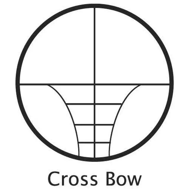 Alt view image 4 of 4 - AC12184 Contour Camo Crossbow Scope 4x32 Long Eye Relief with Reticle, Mossy Oak