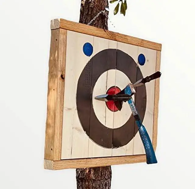 Main image of Hanging Axe and Knife Throwing Target