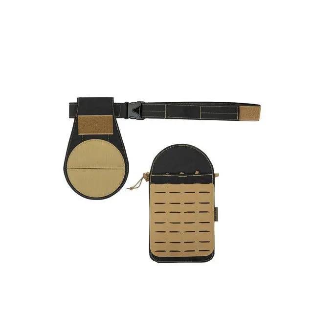 Alt view image 2 of 7 - Hip Quiver Adjustable Ambidextrous MOLLE Archery Quiver with Accessory Pouch Made in the USA
