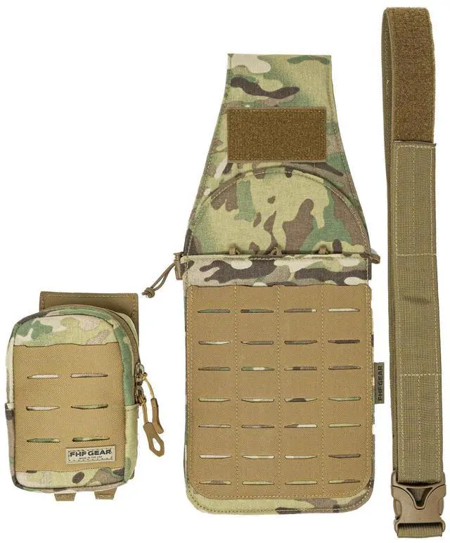 Main image of Hip Quiver Adjustable Ambidextrous MOLLE Archery Quiver with Accessory Pouch Made in the USA