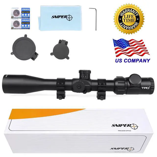 Alt view image 2 of 3 - Hunting Scope 30mm Tube Side Parallax Adjustment Rifle Scope for Hunting