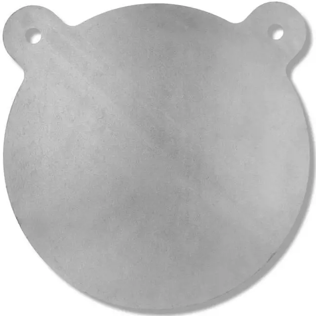 Main image of AR500 Steel Targets - 2100 FPE - 3/8 Inch AR500 Steel Gong - Laser Cut, Zinc Plated, Reactive