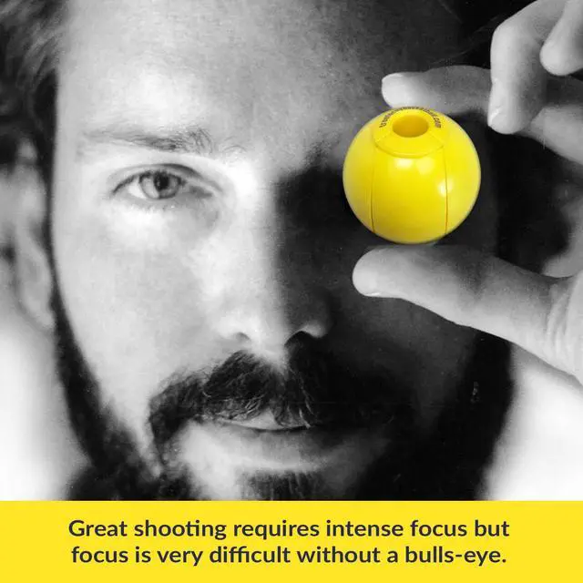 Alt view image 2 of 6 - Basketball Shooting and Training Equipment Aid (Gives a Perfect Bulls-Eye to Immediately Improve Focus and Shooting Accuracy)