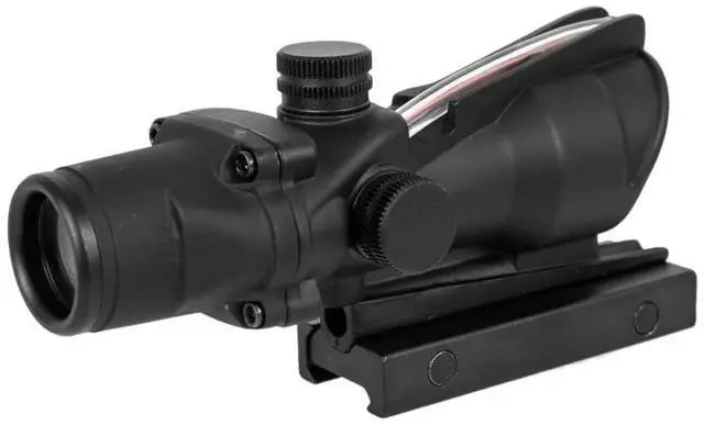 Main image of 4X32 Hunting Riflescope Real Fiber Optics Grenn Red Dot Illuminated Etched Reticle Tactical Optical Sight