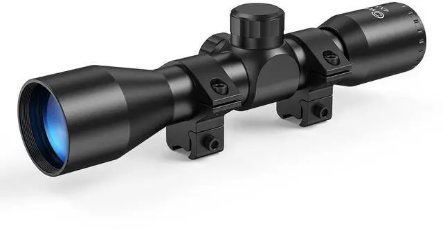 Main image of 4x32 Compact Rifle Scope - 1 inch Tube Scope Optics Hunting Scope with Mounts
