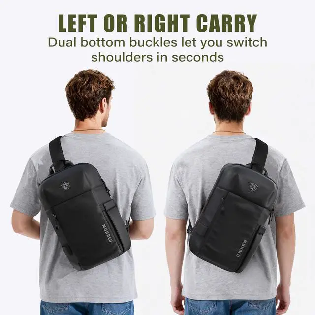 Alt view image 5 of 7 - Concealed Carry Bag for Men & Women - CCW Sling Bag, Tactical Crossbody/Cross Body EDC Holster Bags for Pistol/Gun - Ideal for Trigger Coverage & Quick Draw Access