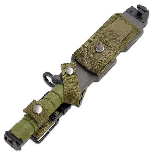Alt view image 7 of 7 - Fixed Blade Survival Knife, 13-Inch Overall (Green)