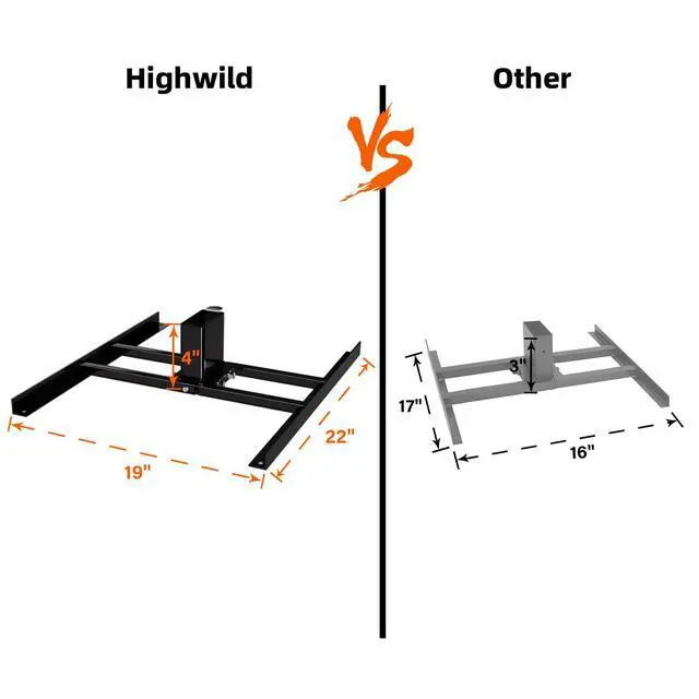 Alt view image 3 of 5 - Target Stand System - AR500 Steel Shooting Target 3/8" Thick with 2x4 Stand Kit
