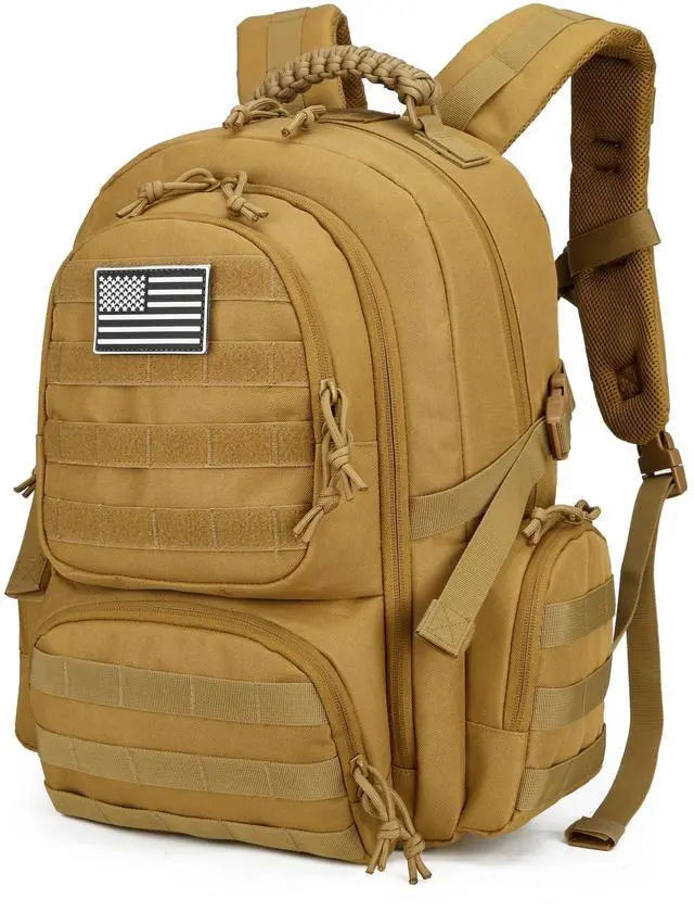 Main image of 30L Military Tactical Backpack for Men 3 day Assault Pack Molle Daypack Army Hiking Rucksack (Khaki)