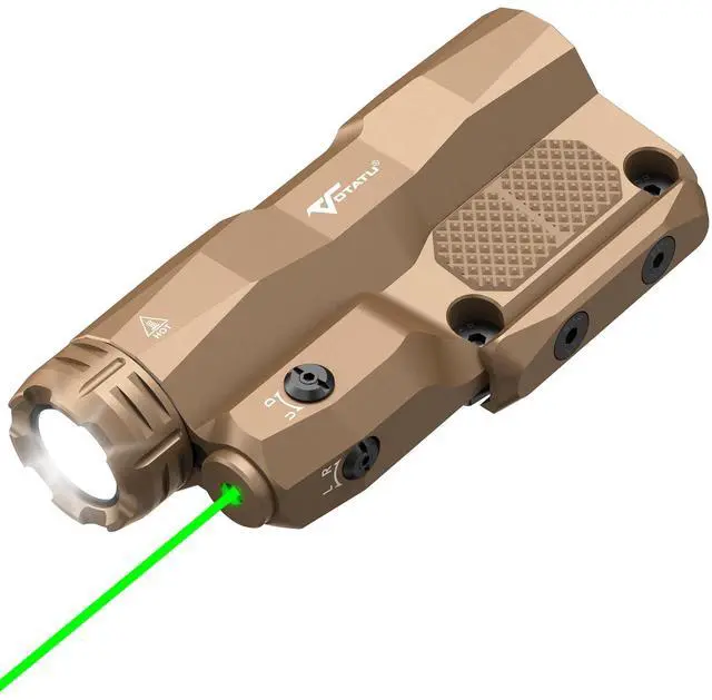 Main image of M6L-G Picatinny/Mlok Flashlight Laser Combo Built-in Touch Pad Switch, Max 2400 Lumens LED Light and Green Laser with Tactical Strobe Mode, USB Magnetic Rechargeable