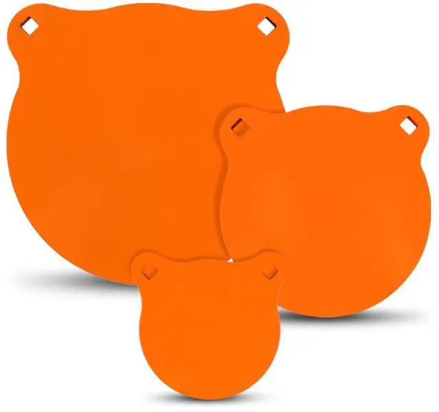 Main image of AR500 Steel Shooting Targets Combo Metal Gong Silhouette Targets for Shooting Range Outdoor