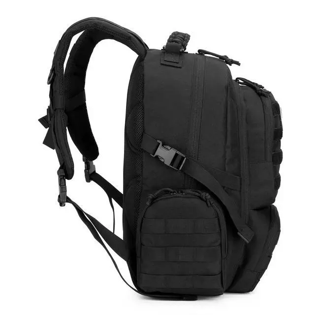 Alt view image 5 of 7 - 30L Military Tactical Backpack for Men 3 day Assault Pack Molle Daypack Army Hiking Rucksack (Black)