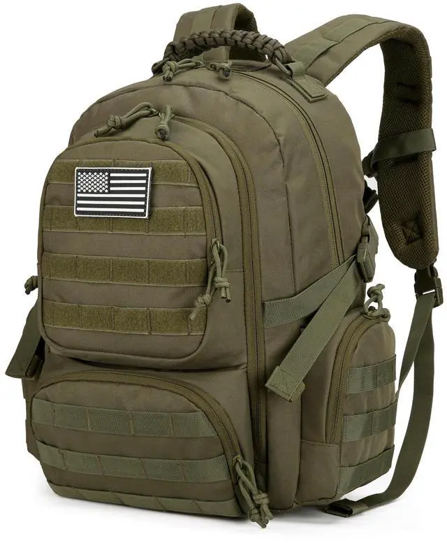 Main image of 30L Military Tactical Backpack for Men 3 day Assault Pack Molle Daypack Army Hiking Rucksack (Army Green)