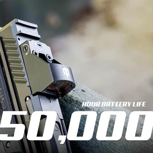Alt view image 5 of 7 - Nautilus 3 MOA | 407K, 507K Footprint | Modified RMSc, NO Rear Recoil Lugs, NOT RMS Compatible | Parallax-Free Micro Red Dot Sight (MRDS) Featuring Shake Awake and 50K Hour Battery Life