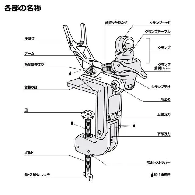 Alt view image 7 of 7 - Light Holder Metal Rod Holder