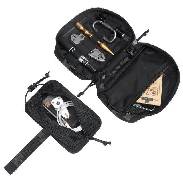 Alt view image 7 of 7 - Tactical First Aid Pouch IFAK Rip Away Molle EMT Pouch Compact Admin Pouch Medical Utility Pouch Emergency Survival Kits for Tactical Vest,Backpack