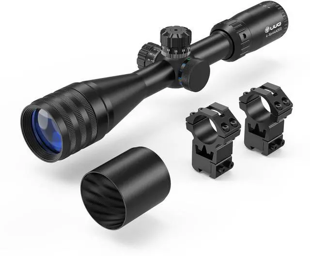 Main image of 4-16X44AO Rifle Scope for Hunting, Fits 11mm/20mm Mounts, SFP Long Range Optics with R/G/B Illumination, Crosshairs Reticle, Front Parallax Adjustment, Locking Turret, Sunshade
