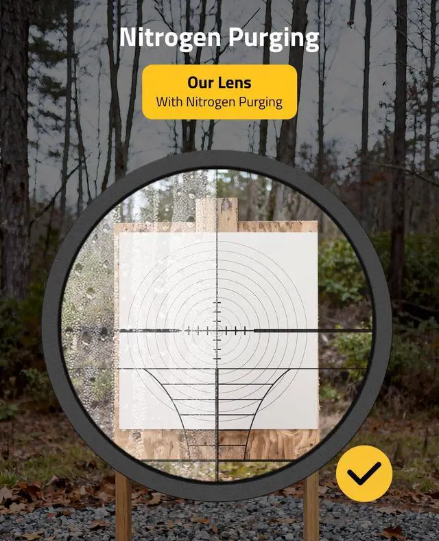 Alt view image 5 of 7 - 4x32 Compact Rifle Scope - 1 inch Tube Scope Optics Hunting Scope with Mounts