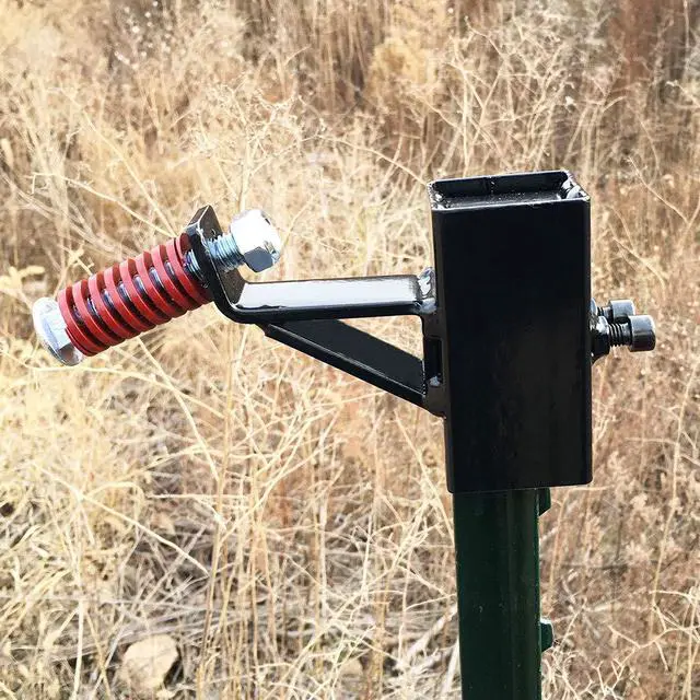 Alt view image 4 of 7 - T-Post Target Hanger - Target Mount Bracket - for AR500 Steel Targets