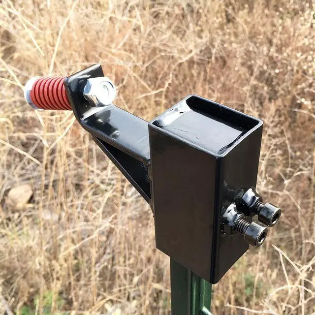 Alt view image 3 of 7 - T-Post Target Hanger - Target Mount Bracket - for AR500 Steel Targets