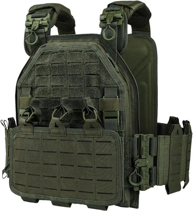 Main image of Tactical Vest for Men Quick Release Laser-Cutting Modular Vest for Outdoor