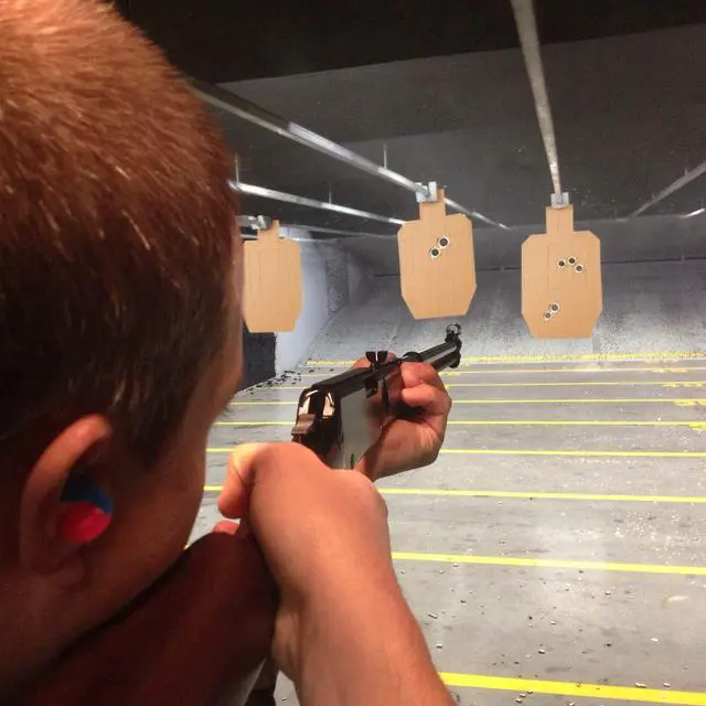 Alt view image 6 of 7 - 40/100 Pcs IPSC Cardboard Targets for Shooting Classic Silhouette Targets for The Range Tactical Practice Competitions Tactical Training