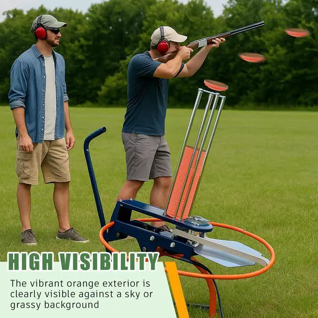 Alt view image 4 of 6 - Biodegradable Clay Pigeons, 25/50/100/150/200 Pack Standard 110mm Clay Targets Refill, Skeet Targets Disks High-Visibility Target for Skeet & Trap Shooting