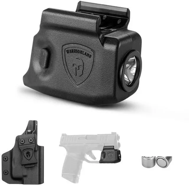 Main image of 150 Lumens Tatical Light with Kydex Holster Combo Tailored Made for Springfield Hellcat - Not Fit Hellcat Pro Pistol, Mini LED Flashlight SL-1 w/Hellcat Holster