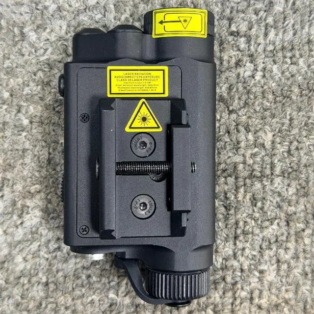 Alt view image 4 of 5 - 1200 Lumens Tactical Laser Light Combo for Rifle, Weapon Light + Green Laser + IR Laser Compatible with Picatinny/M-LOK Rails, 3-Level Light Brightness Flashlight with Remote Pressure Switch