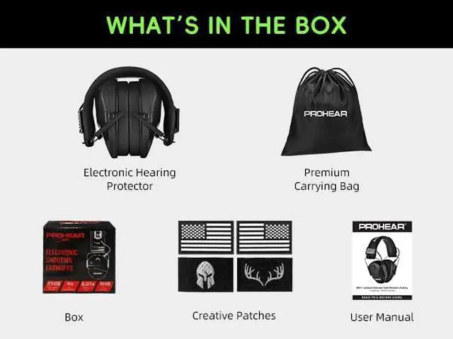 Alt view image 5 of 7 - Youth Electronic Ear Protection 23dB NRR Slim Fit Sound Amplification Noise Compression Compact Design Gun Range Shooting Hunting Tactical Use