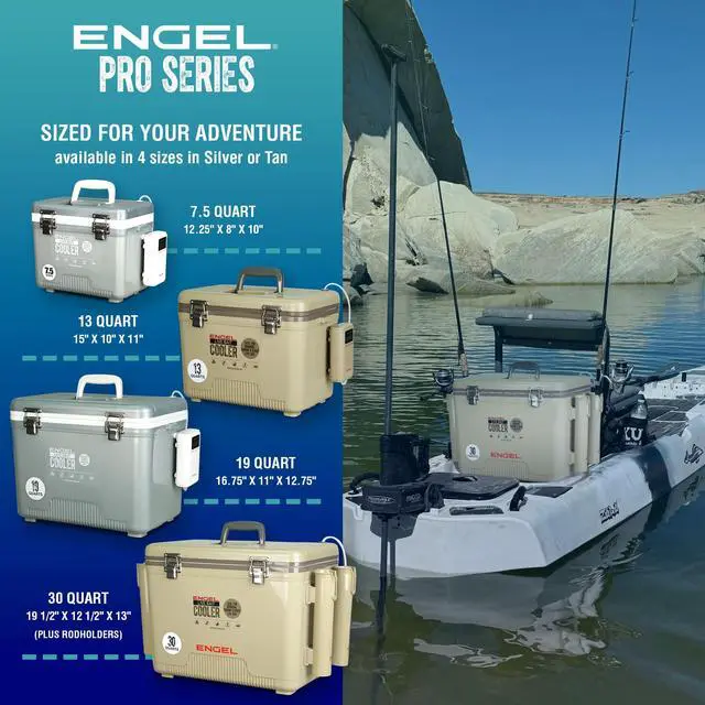 Alt view image 6 of 7 - Live Bait Cooler PRO for Fishing - Portable Minnow and Bait Bucket with Lithium-Ion Rechargeable Aerator