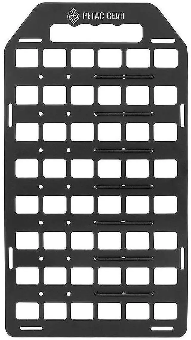Main image of Rigid Insert MOLLE Panel Portable Gear Organizer with Carry Handle Backpack Bag Tactical Equipment Storage Pouches Holsters Holder Gun Rack Mount