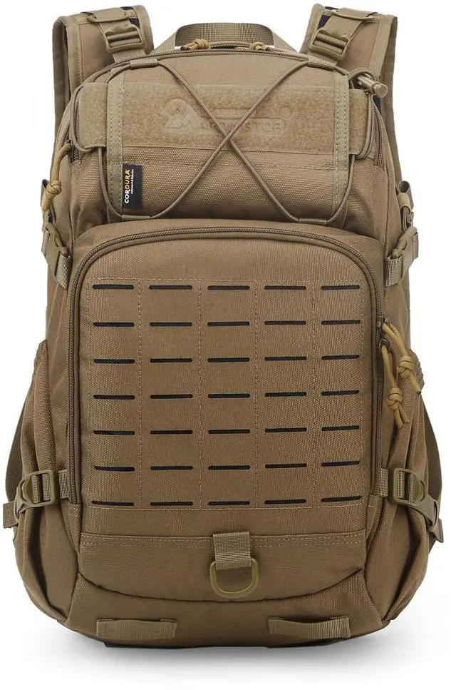 Main image of Small Military Tactical Backpack for Men,25L Molle Cordura Backpack for Hiking,Camping,Rucking