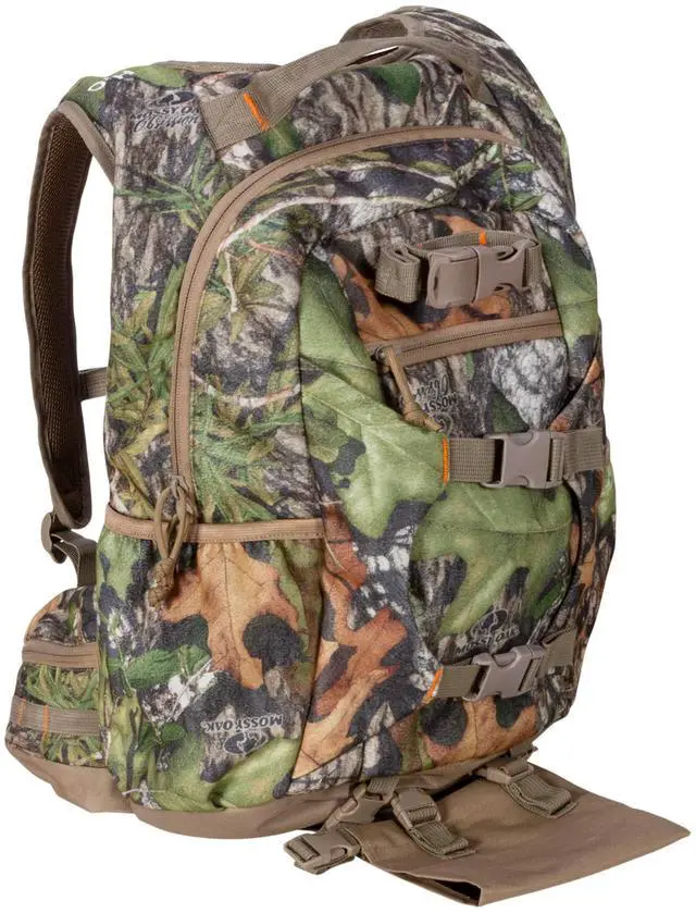 Main image of Camouflage Hunting Backpack Waterproof Bow and Rifle Compatible Hunting Bag (Mossy Oak Obsession)