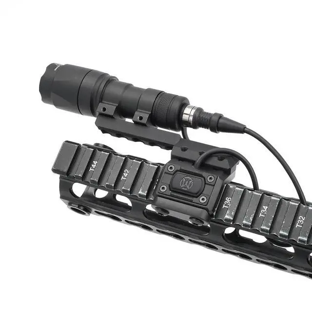 Alt view image 2 of 7 - M300A 500 Lumens Tactical Flashlight with Extend Light Mount, with Push Button & Modbutton Remote Pressure Switch for M300 M600 Series Scoutlight, Fit for 20mm Picatinny Rail