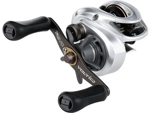 Alt view image 2 of 6 - Revo X VoltiQ Low Profile Baitcasting Reel, Size LP, Electronic VoltiQ Casting System, Carbon Fiber Drag, for Left Handed Anglers