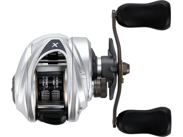 Alt view image 4 of 6 - Revo X VoltiQ Low Profile Baitcasting Reel, Size LP, Electronic VoltiQ Casting System, Carbon Fiber Drag, for Left Handed Anglers